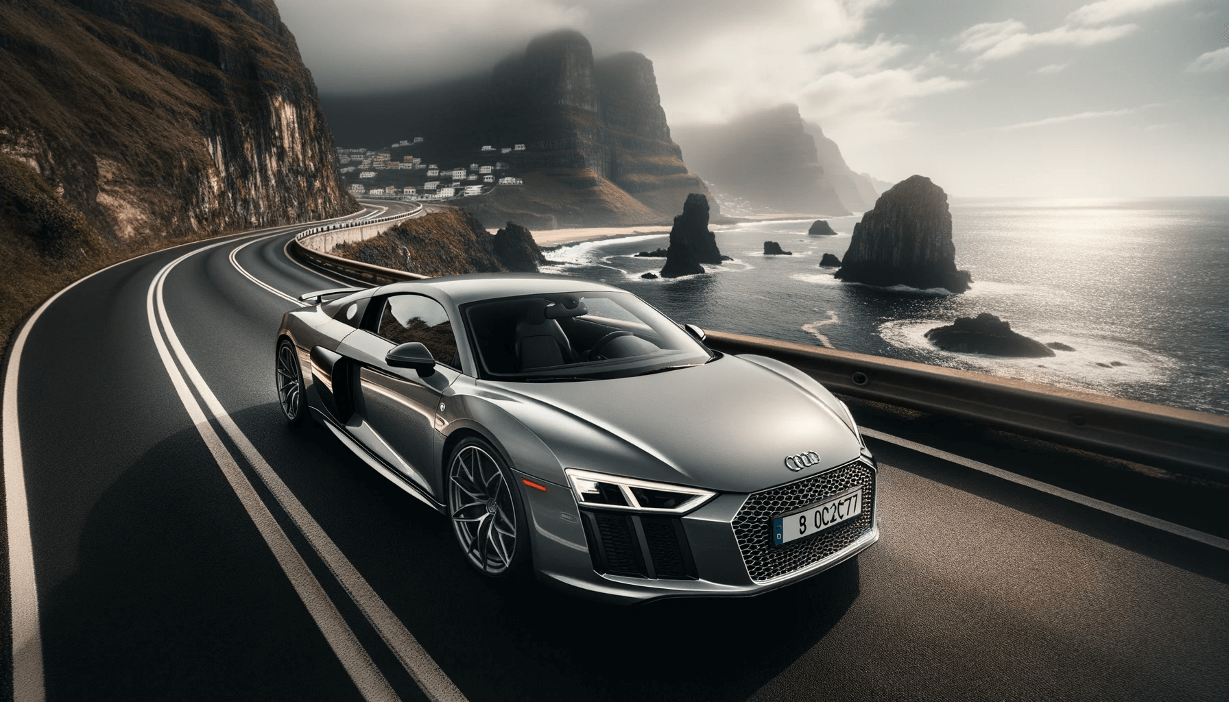 Audi R8 couleur LY7C Gris Nardo